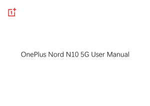 Handleiding 1+ Nord N10 5G Mobiele telefoon