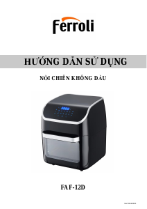 Hướng dẫn sử dụng Ferroli FAF-12D Nồi chiên không dầu