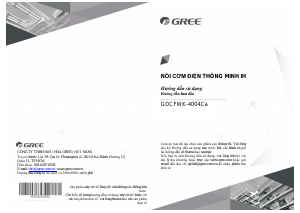 Hướng dẫn sử dụng Gree GDCFWK-4004Ca Nồi cơm điện