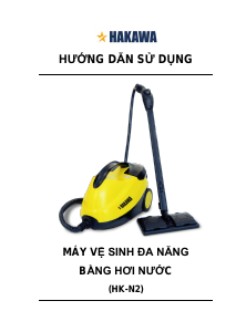 Hướng dẫn sử dụng Hakawa HK-N2 Máy làm sạch bằng hơi nước