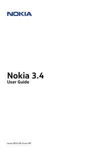 Handleiding Nokia 3.4 Mobiele telefoon