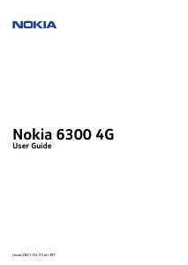 Handleiding Nokia 6300 4G Mobiele telefoon