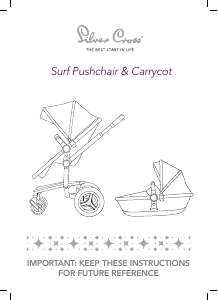 Handleiding Silver Cross Surf Kinderwagen