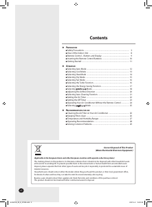 Manual Samsung AVXWVH071EE Air Conditioner