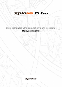 Manuale Xplova X5 Evo Ciclocomputer