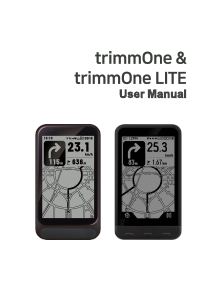 Manual Trimm trimmOne LITE Cycling Computer