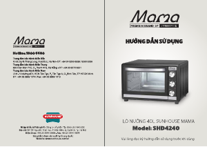 Hướng dẫn sử dụng Mama SHD4240 Lò nướng