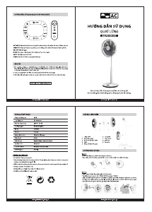 Hướng dẫn sử dụng AC ALF01D147 Quạt