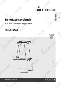 Bedienungsanleitung KKT Kolbe BOX400W Dunstabzugshaube