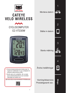 Bruksanvisning Cateye CC-VT230W Cykeldator