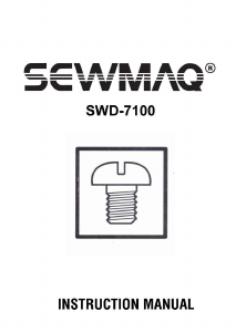 Manual Sewmaq SWD-7100 Sewing Machine