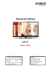 Manual Samus LE32B1 Televizor LED