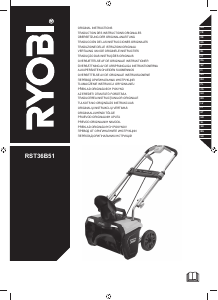 Manual Ryobi RST36B51 Ventilador de neve