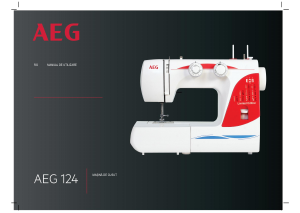 Manual AEG 124 Mașină de cusut