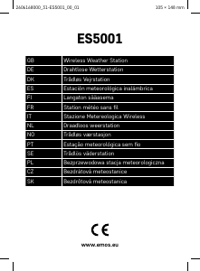 Bruksanvisning EMOS ES5001 Værstasjon