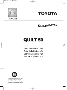 Handleiding Toyota Quilt50 Naaimachine