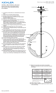 Handleiding Kichler 43096PN Montavello Lamp