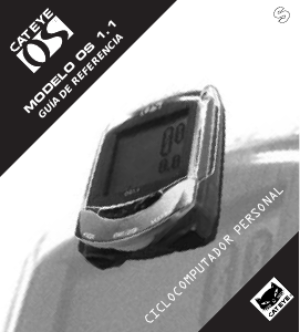 Manual de uso Cateye OS 1.1 Ciclocomputador