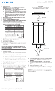 Handleiding Kichler 49690OZ Toman Lamp