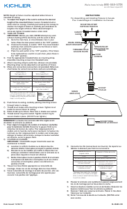 Handleiding Kichler 43683WH Danika Lamp