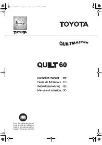 Handleiding Toyota Quilt60 Naaimachine