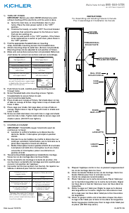 Handleiding Kichler 43777AVI Cahoon Lamp