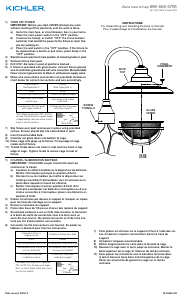 Handleiding Kichler 49694BKT Harvest Lamp
