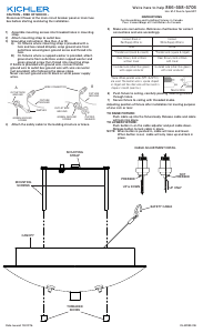 Handleiding Kichler 42992SNLED Moderne Lamp