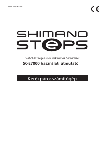 Használati útmutató Shimano SC-E7000 Kerékpáros számítógép