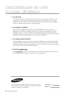 Mode d’emploi Samsung MH026FNEA Climatiseur