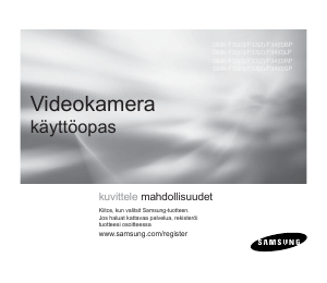 Käyttöohje Samsung SMX-F300BP Kameranauhuri