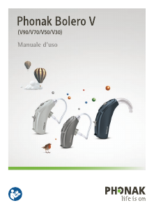Manuale Phonak Bolero V50 Apparecchio acustico