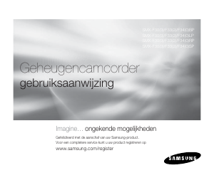 Handleiding Samsung SMX-F34BN Camcorder