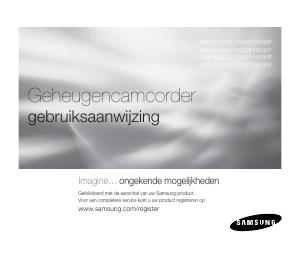 Handleiding Samsung SMX-F34LP Camcorder