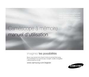 Mode d’emploi Samsung SMX-F34RP Caméscope