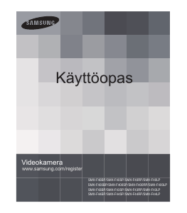 Käyttöohje Samsung SMX-F400BP Kameranauhuri