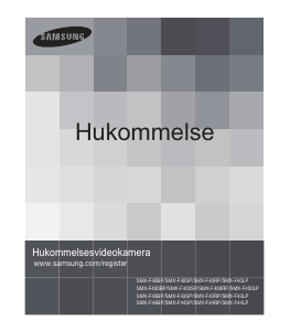 Brugsanvisning Samsung SMX-F40SP Videokamera