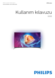 Kullanım kılavuzu Philips 65PUS8700 LED televizyon