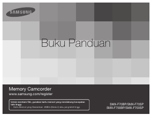 Panduan Samsung SMX-F70BP Kamera Perekam