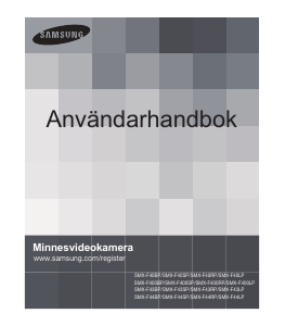 Bruksanvisning Samsung SMX-K40BP Videokamera