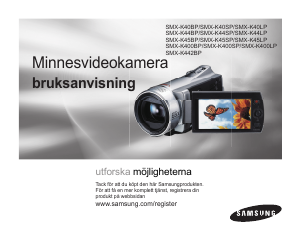 Bruksanvisning Samsung SMX-K40LP Videokamera