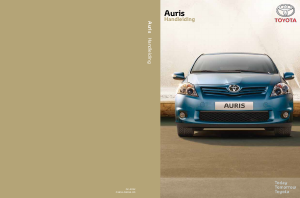 Handleiding Toyota Auris (2012)