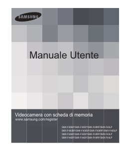 Manuale Samsung SMX-K40SP Videocamera