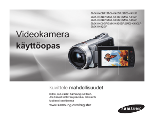 Käyttöohje Samsung SMX-K44BP Kameranauhuri