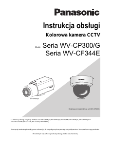 Instrukcja Panasonic WV-CP300 Kamera do monitoringu