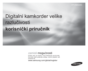 Priručnik Samsung VP-HMX20C Videokamera