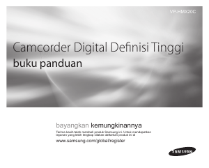 Panduan Samsung VP-HMX20C Kamera Perekam