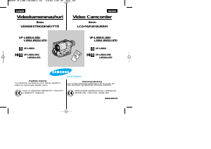 Brugsanvisning Samsung VP-L800 Videokamera