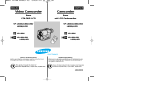 Bedienungsanleitung Samsung VP-L850 Camcorder