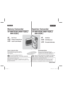 Bedienungsanleitung Samsung VP-MM12BL Camcorder